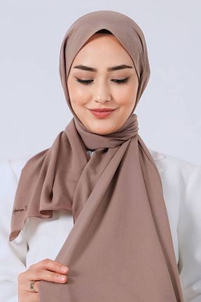شال قهوه ای زنانه haremscarfs - کد 869129934