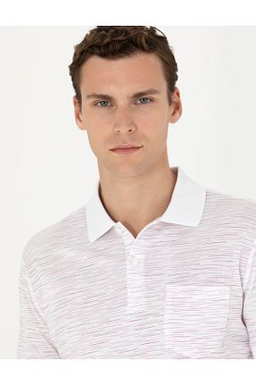 پولوشرت سفید مردانه %100 پنبه Pierre Cardin - کد 828864652