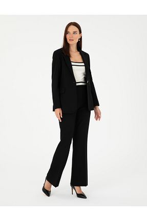 شلوار مشکی زنانه پارچه Pierre Cardin - کد 841484423