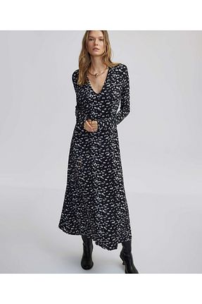 لباس مشکی زنانه بافتنی İpekyol - کد 851375530
