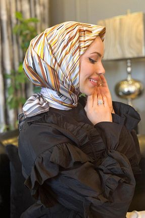 روسری رنگی پلی استر Armine - کد 840057115