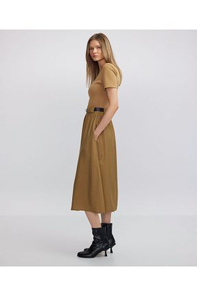 لباس بژ زنانه بافتنی İpekyol - کد 849063494