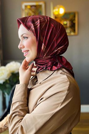 روسری رنگی پلی استر Armine - کد 840057235