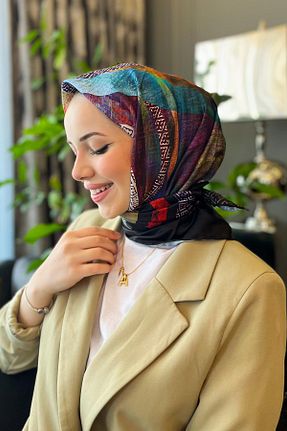 روسری رنگی پلی استر Armine - کد 832317681
