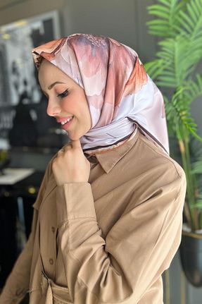 روسری رنگی پلی استر Armine - کد 840057149