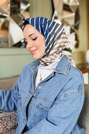 روسری رنگی پلی استر Armine - کد 832317684