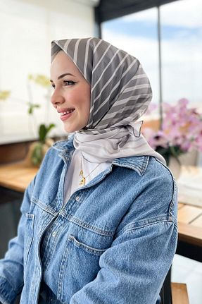 روسری رنگی پلی استر Armine - کد 832317675