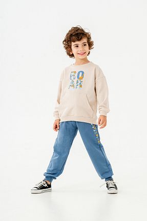 ست بالاتنه و پائین تنه رنگی بچه گانه بافت Mışıl Kids - کد 869673304