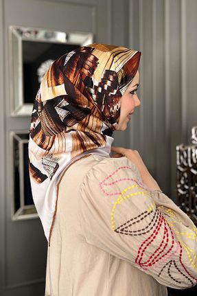 روسری رنگی پلی استر Armine - کد 832317648