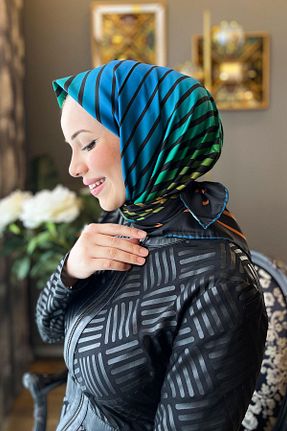 روسری رنگی پلی استر Armine - کد 832317915