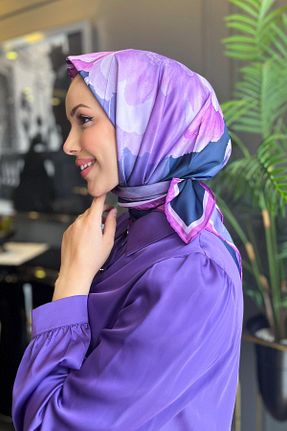 روسری رنگی پلی استر Armine - کد 840057119