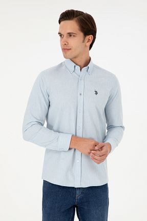 پیراهن آبی مردانه رگولار U.S. Polo Assn. - کد 869193649
