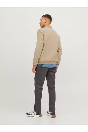 کاپشن بژ مردانه رگولار Jack & Jones - کد 811022185