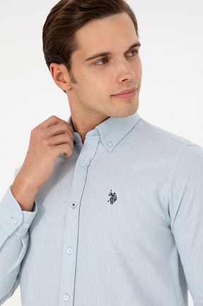 پیراهن آبی مردانه رگولار U.S. Polo Assn. - کد 869193649