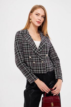کت بنفش زنانه Blazer armonika - کد 869205908