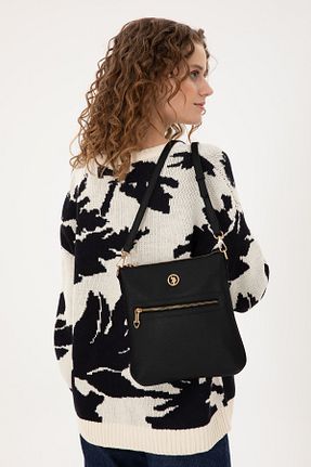 کیف دوشی مشکی زنانه چرم مصنوعی U.S. Polo Assn. - کد 869203881