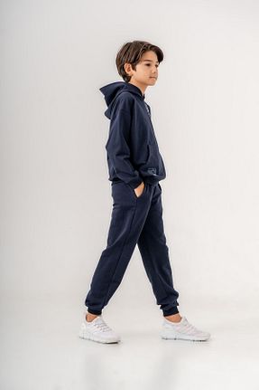 ست بالاتنه و پائین تنه سرمه ای بچه گانه بافت Mışıl Kids - کد 853551900