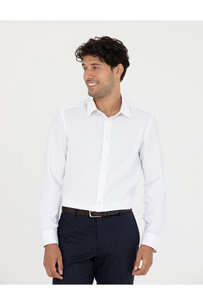 پیراهن سفید مردانه اسلیم فیت Pierre Cardin - کد 828909365