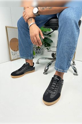 کفش اسنیکر مشکی مردانه بند دار Nstil - کد 859396432