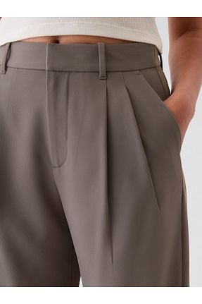 شلوار قهوه ای زنانه پلی استر GAP - کد 869241941
