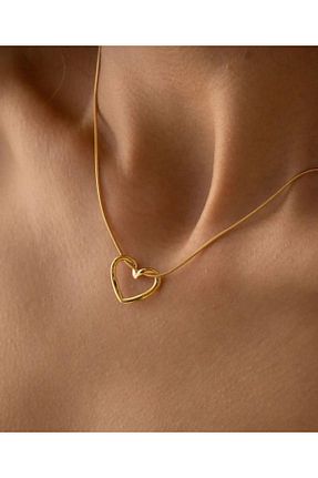 گردنبند استیل ( فولاد ) طلائی زنانه استیل (فولاد) DKY Collection - کد 869237453