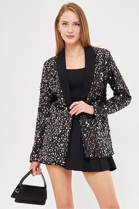 کت مشکی زنانه Blazer armonika - کد 788015300