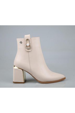 بوت / نیم بوت نباتی زنانه پاشنه پر Pierre Cardin - کد 869227101