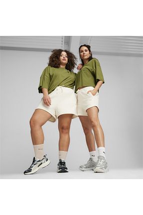 شلوارک و برمودا نباتی زنانه رگولار Puma - کد 836032148