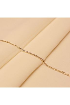 دستبند طلا طلائی زنانه 14 عیار TAHAN MÜCEVHERAT - کد 869719089