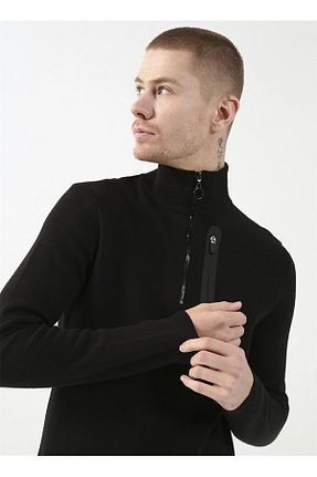 پلیور مشکی مردانه ساده GMG FIRENZE - کد 383407233