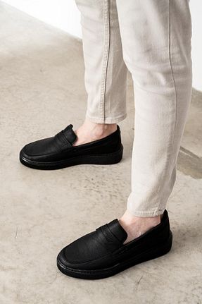 کفش اسنیکر مشکی مردانه بند دار L.A Polo - کد 675663657
