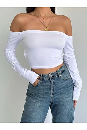 بلوز سفید زنانه ساده Bbeox - کد 869254588