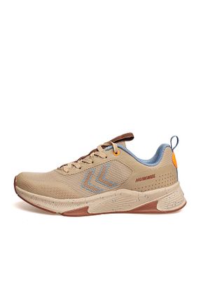 کفش اسنیکر بژ مردانه بند دار hummel - کد 869271108