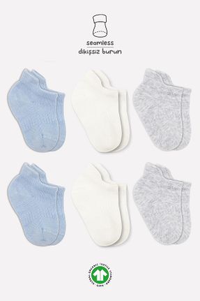 جوراب آبی بچه گانه پنبه ای Bistyle - کد 683898453