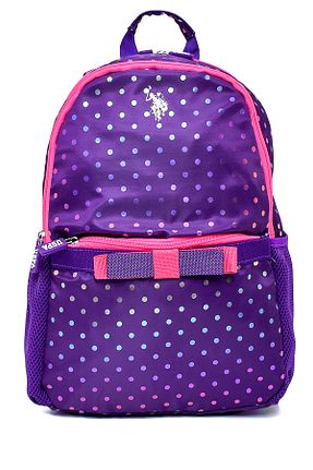 کیف مدرسه بنفش بچه گانه U.S. Polo Assn. - کد 869277016