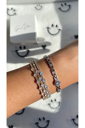 دستبند استیل (فولاد) زنانه استیل (فولاد) GAMZE - کد 869291086