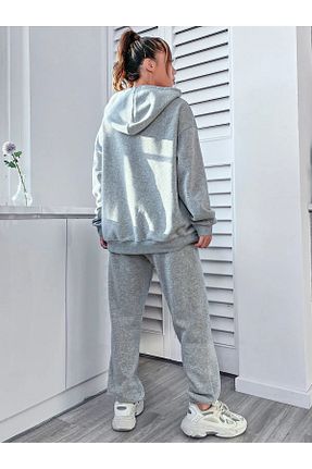 ست گرمکن طوسی زنانه پنبه ای FRESSO - کد 869306119