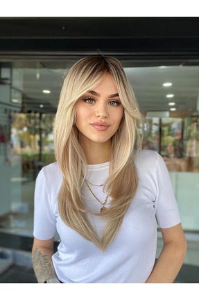 کلاه گیس زرد زنانه Fenomen Peruk - کد 869845237