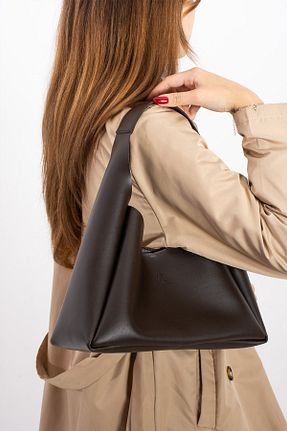 کیف دوشی قهوه ای زنانه چرم مصنوعی mugalas - کد 869408043