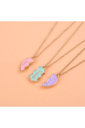 گردنبند جواهر طلائی بچه گانه آهن GlassySKY - کد 869322325