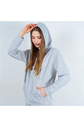 ست بالاتنه و پائین تنه طوسی زنانه بافت CELITA - کد 869433585