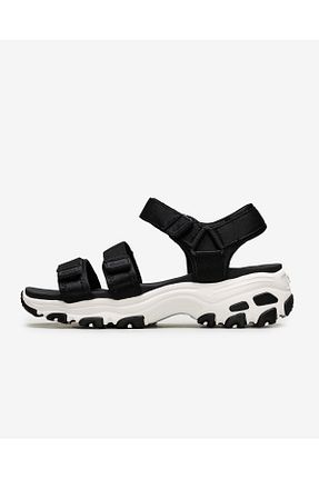 صندل مشکی زنانه پاشنه تخت Skechers - کد 35824071