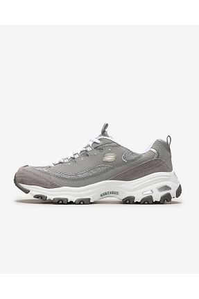 کفش اسنیکر طوسی زنانه بند دار Skechers - کد 98347657