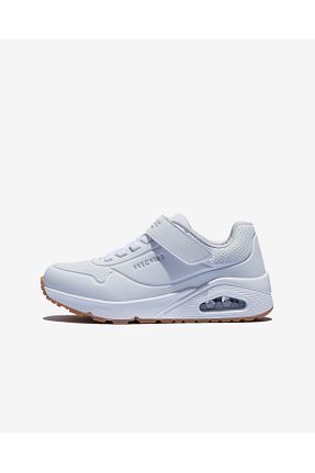 کفش اسنیکر سفید بچه گانه بند دار Skechers - کد 51598768