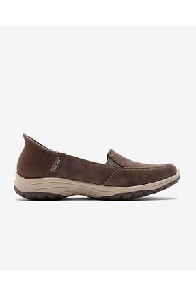 کفش کژوال قهوه ای زنانه پاشنه تخت Skechers - کد 869866308