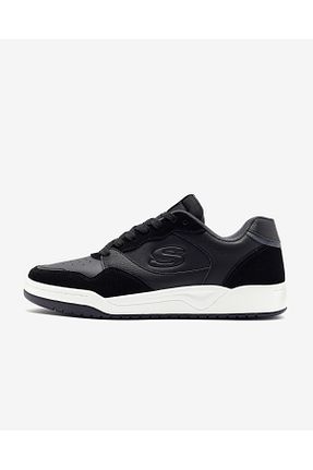 کفش اسنیکر مشکی مردانه بند دار Skechers - کد 845145248