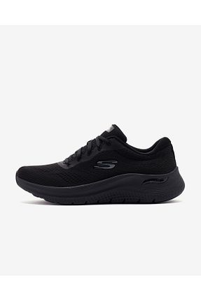 کفش اسنیکر مشکی زنانه بند دار Skechers - کد 803383377