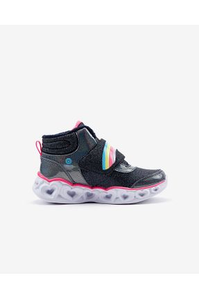 بوت / نیم بوت سرمه ای بچه گانه پاشنه تخت Skechers - کد 194084354