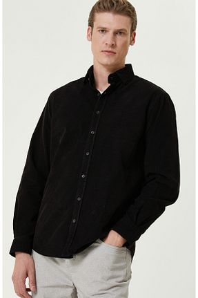 پیراهن زرشکی مردانه یقه دکمه زیر دار Network - کد 869462560