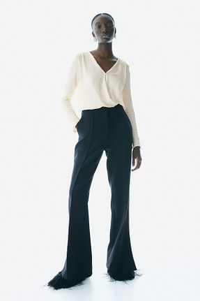 بادی بژ زنانه یقه هفت H&M - کد 869489692